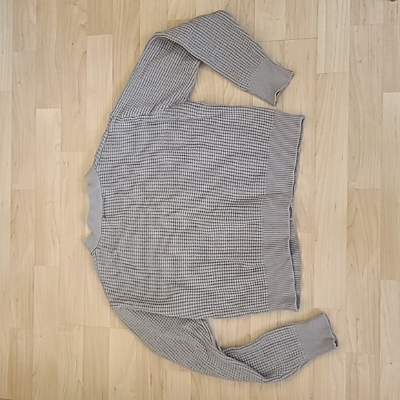 Warm & Cozy Knitted Sweater Cardigan Green Sage Size L - Picture 4 of 6